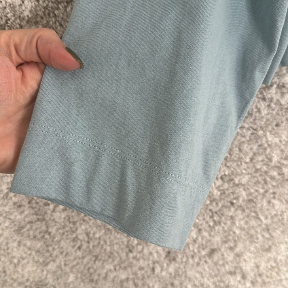 Everlane Light Blue Hoodie - Picture 4 of 12